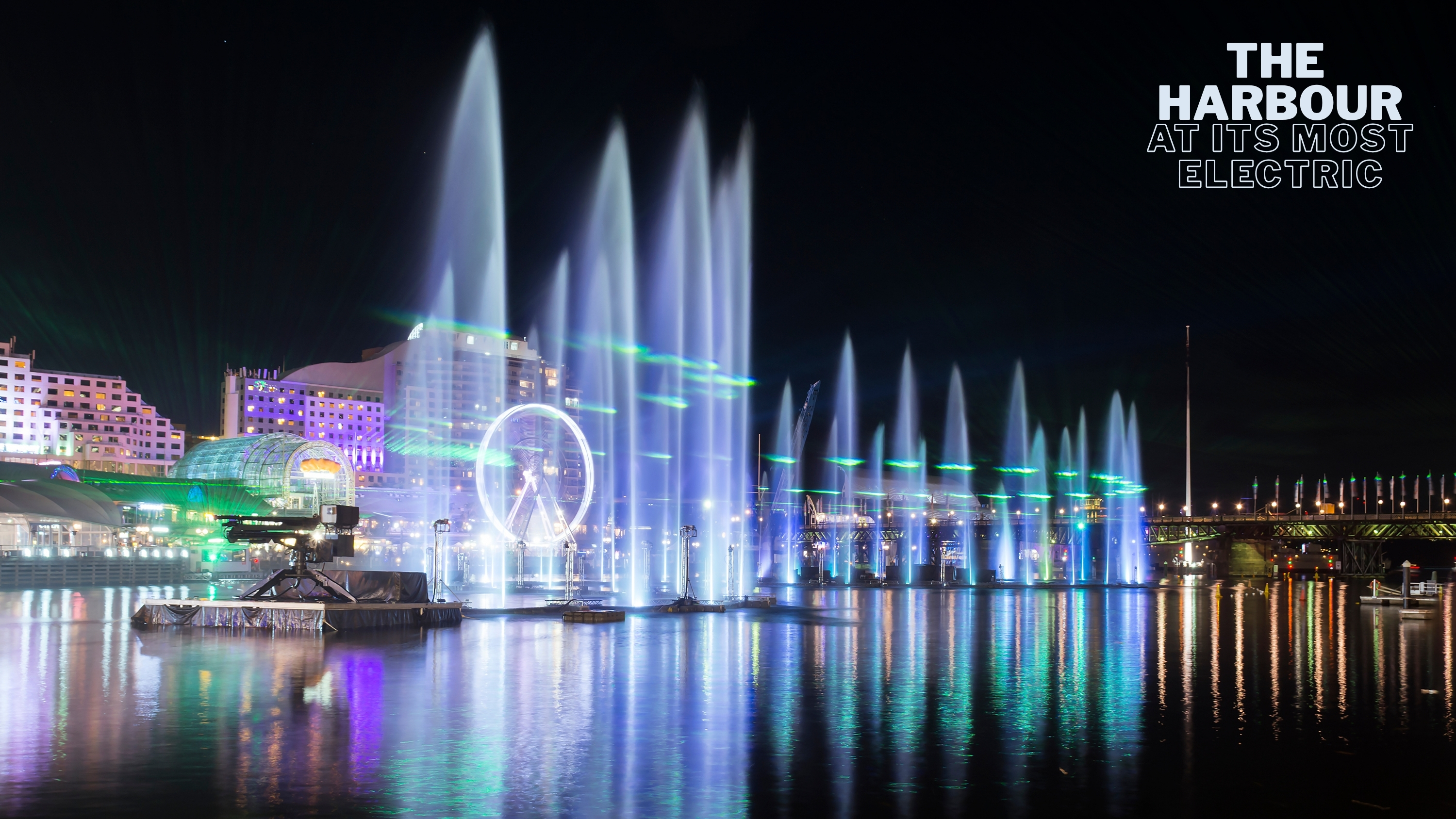 Vivid Sydney installations from the water