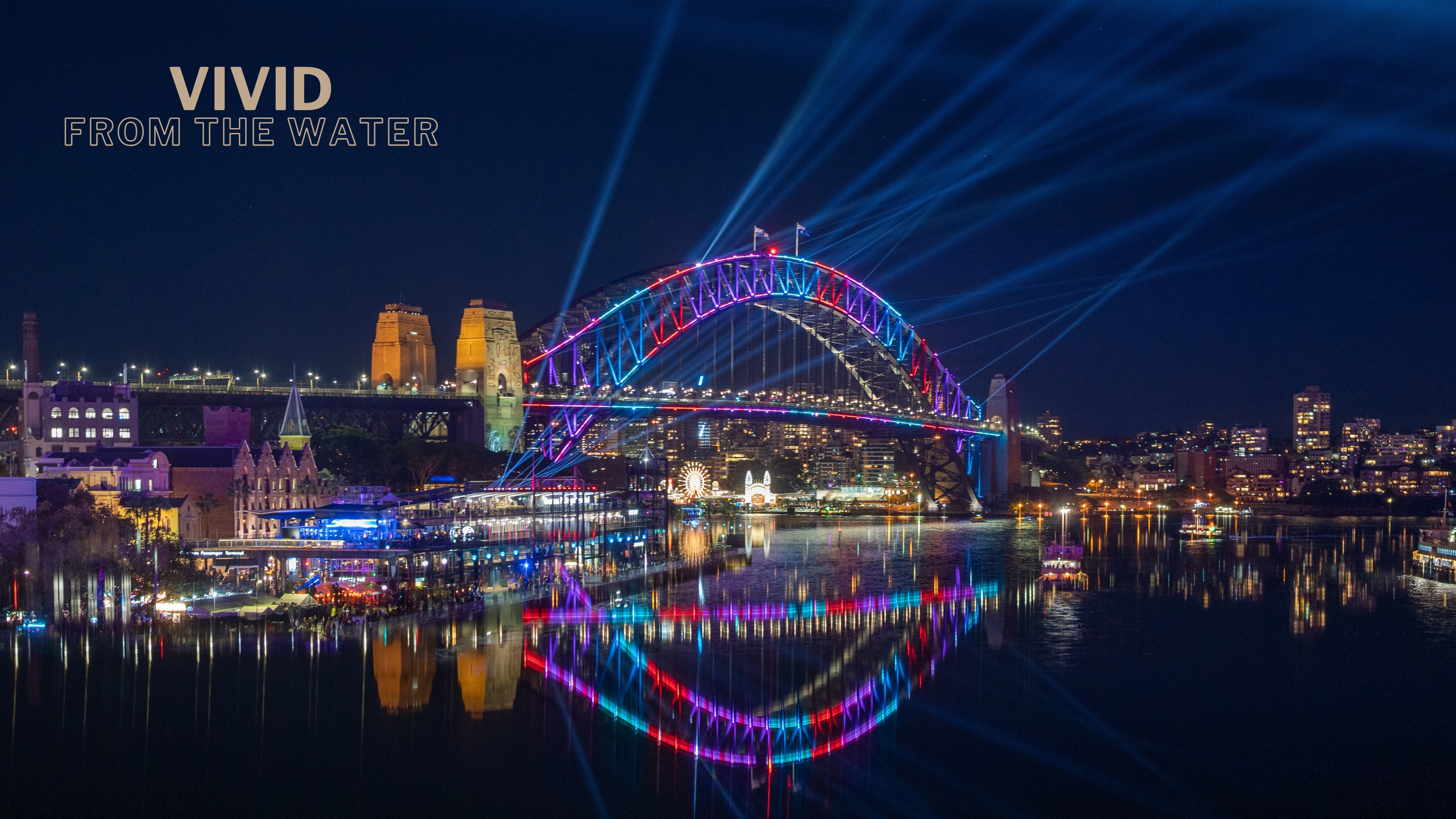 Sydney Opera House illuminated for Vivid