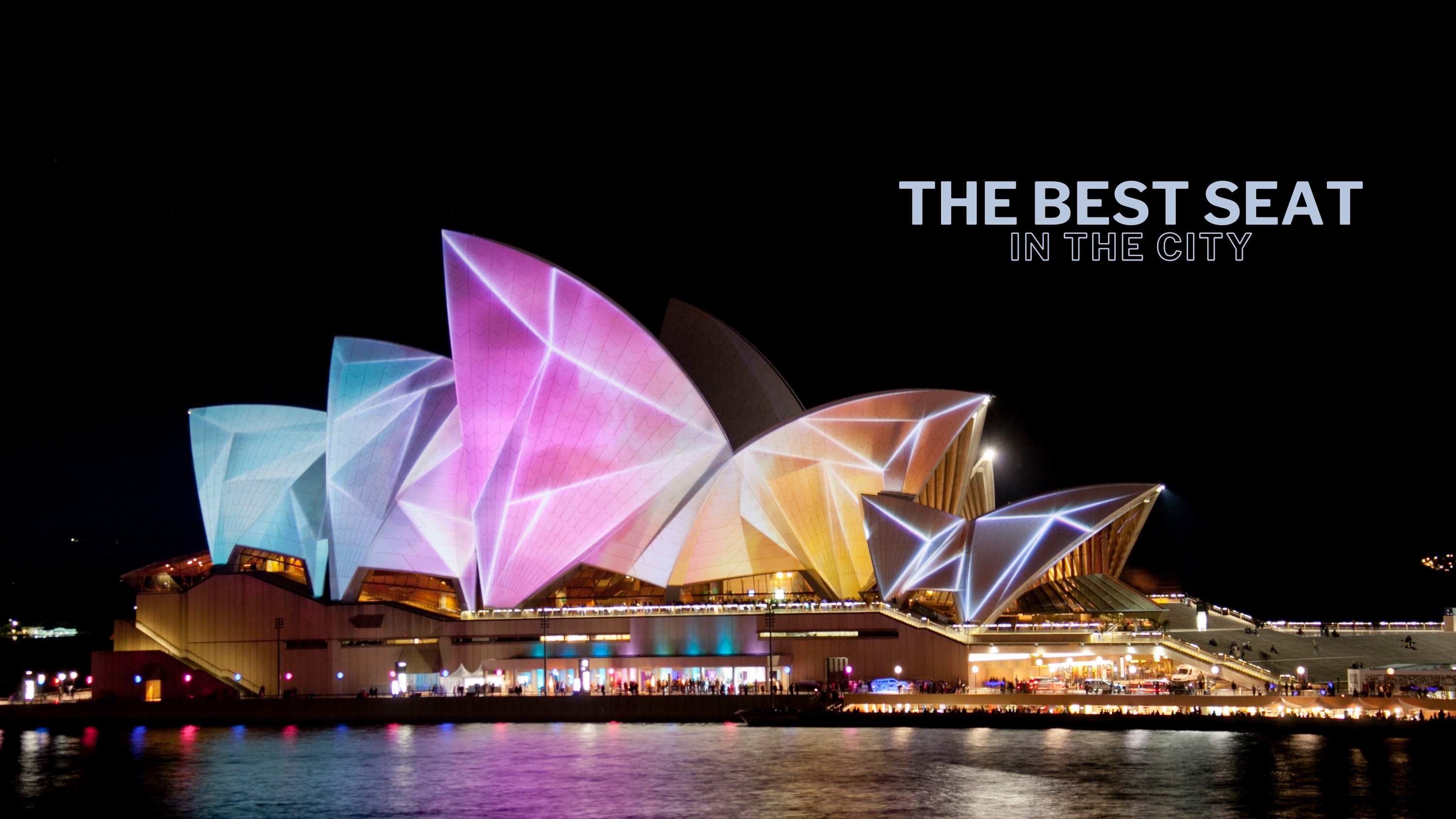 Sydney Harbour Bridge in Vivid lights