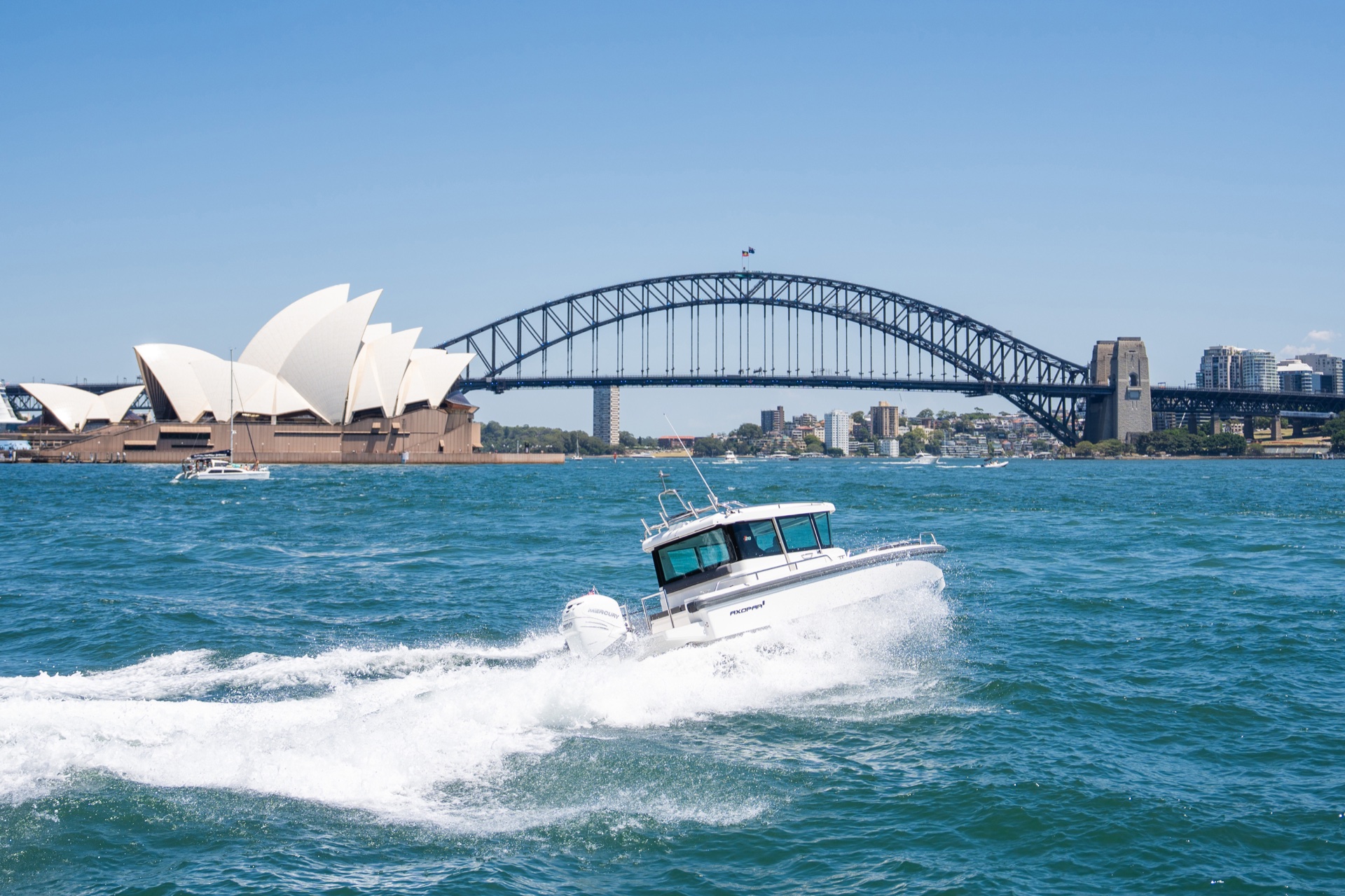 Bronte yacht deck view