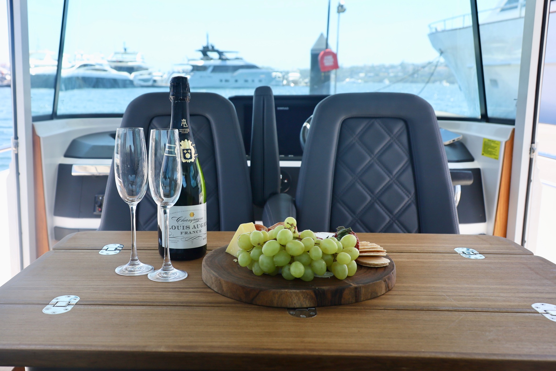 Bronte yacht detail shot