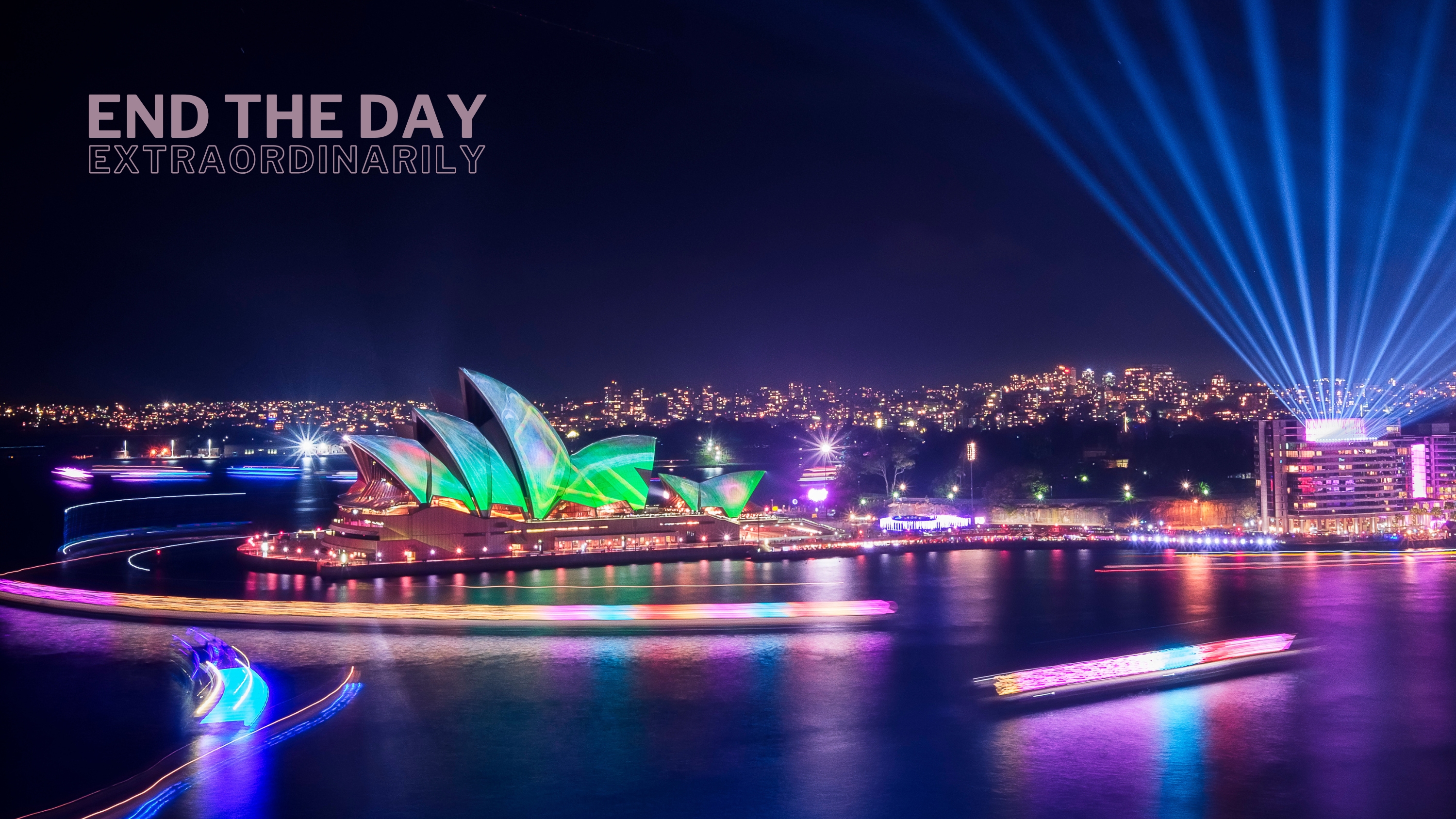 Wavii Yachts — Vivid Sydney harbour cruise 13